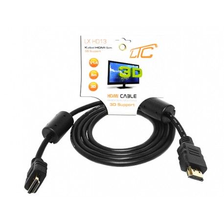 Przewód HDMI- HDMI 5,0m Cu HQ z filtrem /HD13/