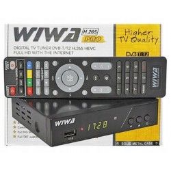 Tuner DVB-T2 WIWA H.265 PRO z funkcją internetu
